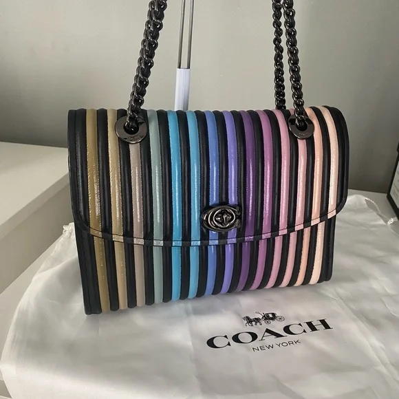 Coach Parker Ombré Quilting Leather Crosssbody/shoulder bag